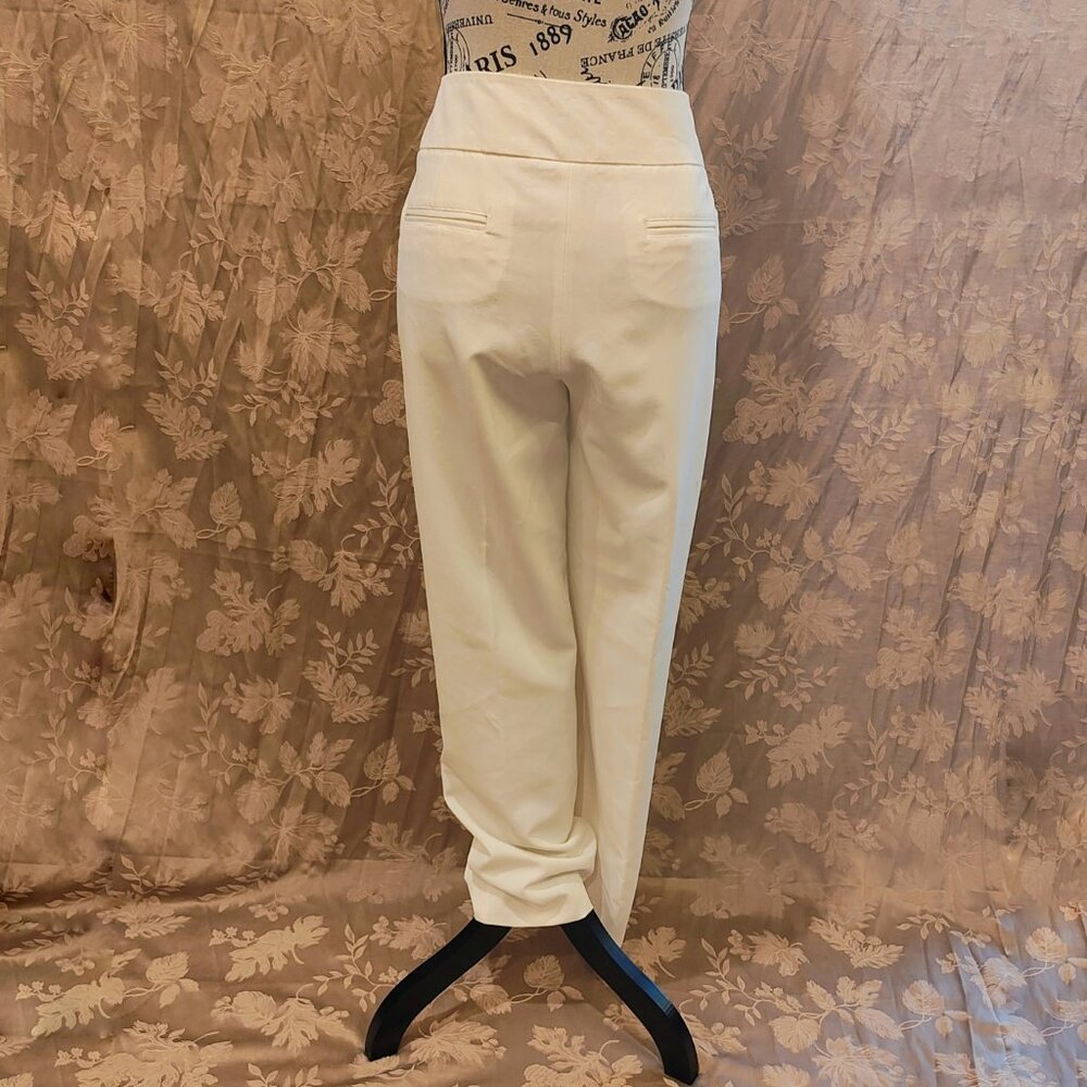 Chadwicks of Boston Katherine Women's White Slacks, Size 16P, Gently Used - Picture 2 of 6